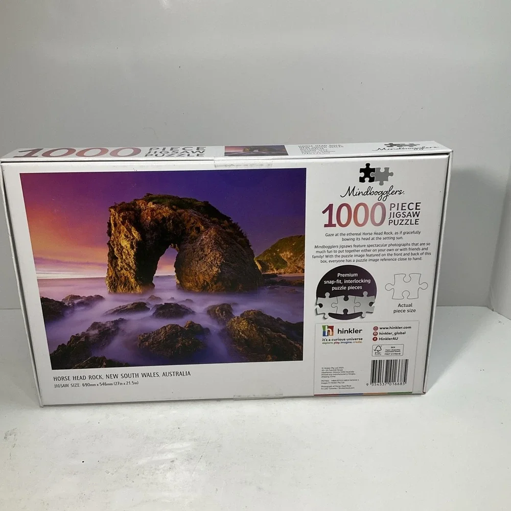 1000 Piece Mind boggles Jigsaw Puzzle Horse head Rock Australia‎ New In Box